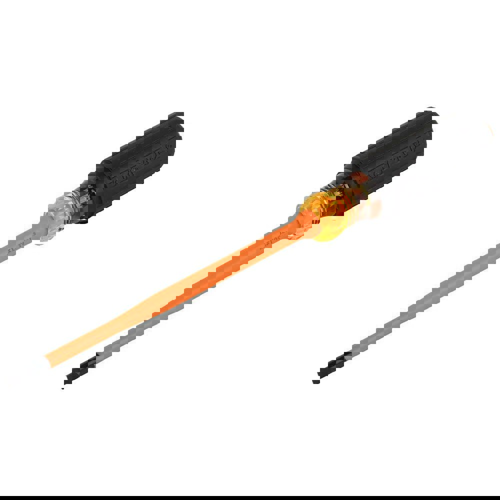 Slotted Screwdrivers; Blade Width (Inch): 1/4 ; Blade Length (Inch): 6 ; Overall Length (Decimal Inch): 10.3100 ; Handle Type: Insulated; Cushion Grip ; Handle Length (Decimal Inch - 4 Decimals): 4.3100 ; Shank Type: Round